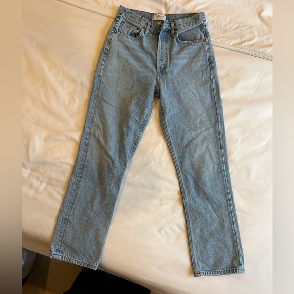 AGOLDE Riley High Rise Straight Jeans - Picture 3 of 6